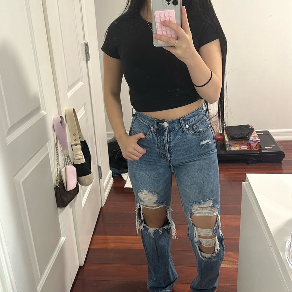90’s straight jeans